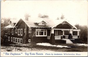 RPPC The Playhouse, Toy Town Tavern Winchendon MA Vintage Postcard V69