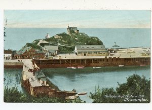DEVON      ILFRACOMBE     HARBOUR  &  LANTERN  HILL    1904/17s