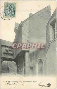 Old Postcard Blois old house called denis papin