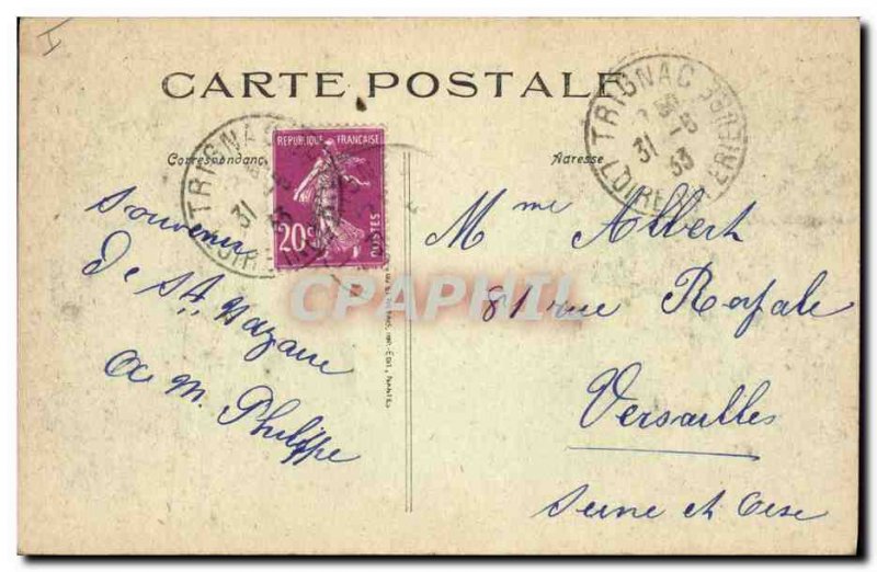 Old Postcard Dolmen Menhir Saint Nazaire