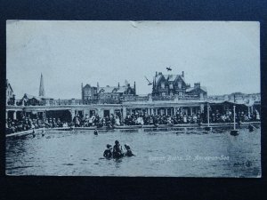 Lancashire SAINT ANNES ON SEA Roman Baths Lido c1920 Postcard by Valentine