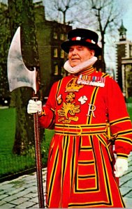 England London Yeoman Warder At The Tower Of London