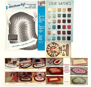 1960s Hummel Maid DIY Rug Ephemera Postcards Order Form Lot Of 5 Vintage DWB5