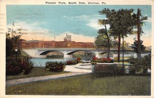 Pioneer Park, South Side Warren, Pennsylvania PA s 