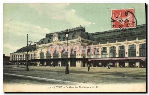 Postcard Old Lyon Station Brotteaux