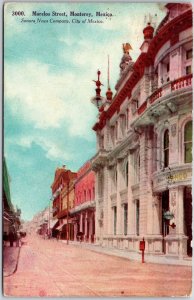 1908 Morelos St. Monterey Mexico Sonora News Co. City Of Mexico Posted Postcard