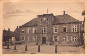 L177 Denmark Holstebro Raadhusef Station vintage postcard