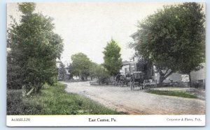 EAST CANTON, Pennsylvania PA ~ STREET SCENE c1910s Bradford County  Postcard