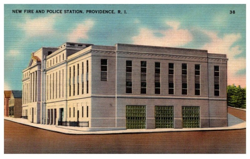 Rhode Island  Providence  Fire and Police Station