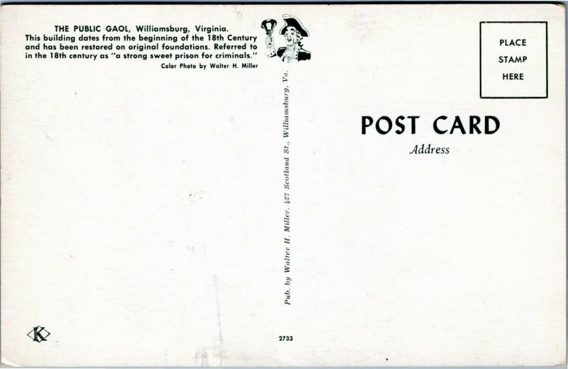 Colonial Williamsburg Virginia - The Public Gaol (jail)