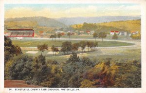 Pottsville Pennsylvania Schuylkill County Fair Grounds Postcard JI657241