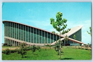 Raleigh North Carolina Postcard J.S. Dorton Arena State Fair Ground 1960 Vintage