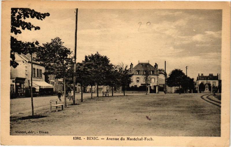 CPA BINIC - Avenue de Maréchal Foch (230524)