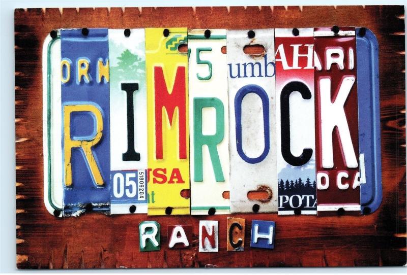 Rimrock Ranch Cabins Pioneertown California Ca 4x6 Postcard A44