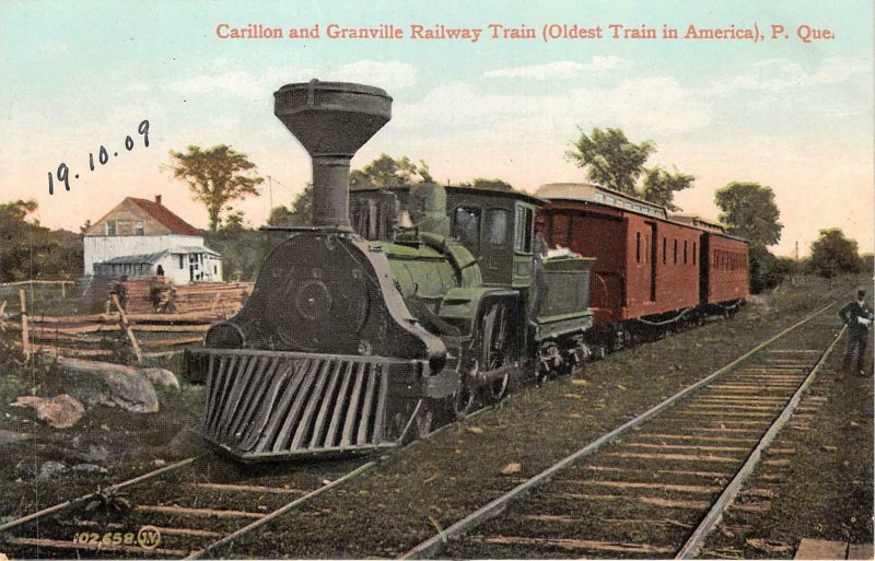 br105801 carillonand granville railway train quebec canada