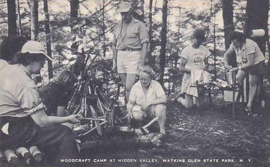 New York Watkins Glen State Park Woodcraft Camp At Hidden Valley Artvue