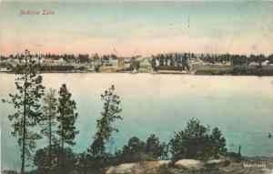 1908 Hand Colored Medicine Lake SPOKANE WASHINGTON Postcard 