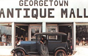 Georgetown, Kentucky Antique Mall Scott County Old Car c1960s Vintage Postcard