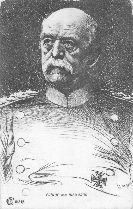 Prince von Bismarck Otto von Bismarck Germany c1900s Antique Vintage Postcard