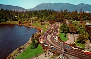 Canada Vancouver Stanley Park Entrance and Lost Lagoon