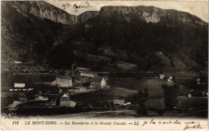 CPA Le Mont Dore Les Buanderies et la Grande Cascade FRANCE (1288506)