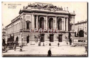Montpellier Old Postcard Municipal Theater