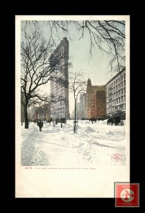 Flatiron Building on a Winters Day, New York City