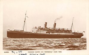 SS Montroyal Canadian Pacific Steamship Co Ship Unused 