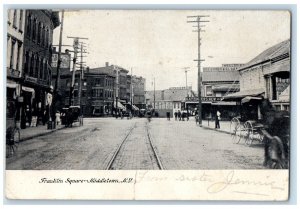 c1910 Franklin Square Middletown Orange Co. New York NY Antique Postcard 