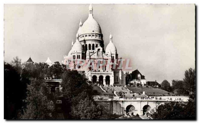 Modern Postcard Paris Le Sacre Coeur