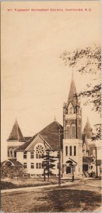 Mt. Pleasant Methodist Church Vancouver BC British Columbia Oversize Postcard H7