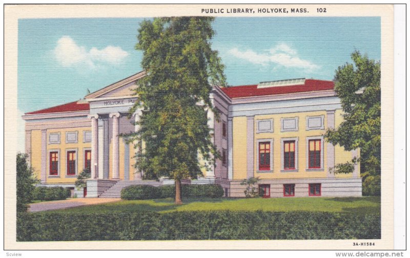 Library , HOLYOKE , Massachusetts , 30-40s