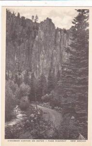 New Mexico Raton Cimarron Canyon On Raton Taos Highway Albertype