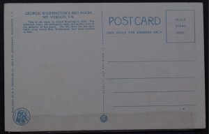 Mt. Vernon, VA - George Washington's Bed Room