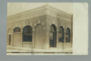 Sutherland NEBRASKA RPPC 1908 STATE BANK Main Street nr North Platte Ogallala