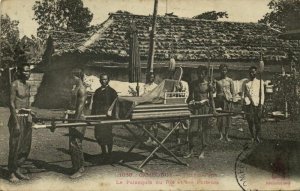 indochina, Cambodia, PHNOM PENH, Pho, King's Palanquin and its Bearers (1906)