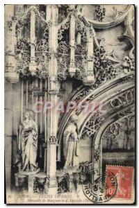 Old Postcard Bourg Brou Church Mausoleum of Margaret of Austria