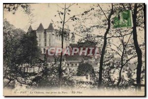 Old Postcard Pau Le Chateau for Jack Park