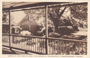 Garden At The Home Of Marry The Mother Of Washington Fredericksburg Virginia ...