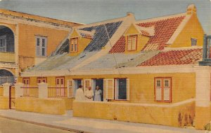 Houses in Willemstad Curacao, Netherlands Antilles Postal used unknown 