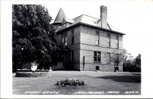 Real Photo Postcard Courthouse in Newberry, Michigan~135001