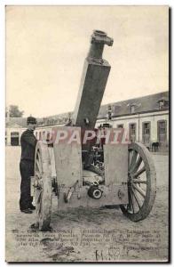 Old Postcard Militaria Camp of Sissonne Artillery