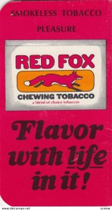 RED FOX Chewing Tobacco Booklet , 1930s