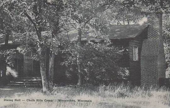 Wisconsin Wausaukee Dining Hall Chalk Hills Camp Albertype