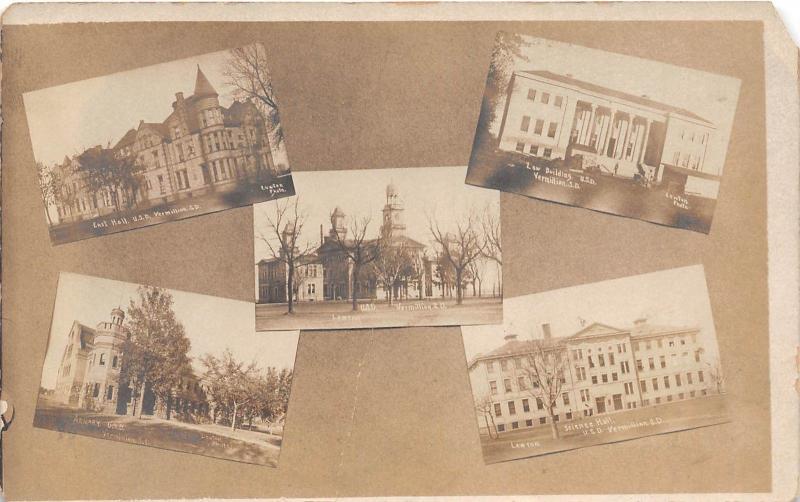 D69/ Vermillion South Dakota SD Postcard Real Photo RPPC 1909 5View
