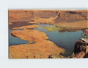 Postcard The Dry Falls of the Columbia, North-Central Washington