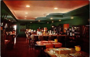 ELKO, NV Advertising Postcard SLIM OLSON'S CAFE & TRUCK STOP 1960s T4