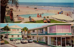 Sierra Motel Daytona Beach FL Postcard PC424/2