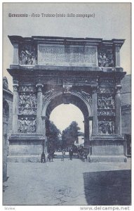 Arch, Arco Traiano (Visto Dalla Campagna), Benevento (Campania), Italy, 1900-...