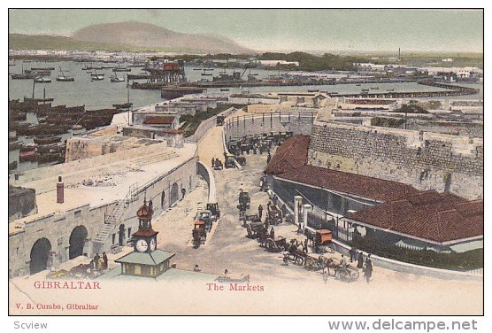 GIBRALTAR, 1900-1910s; The Markets